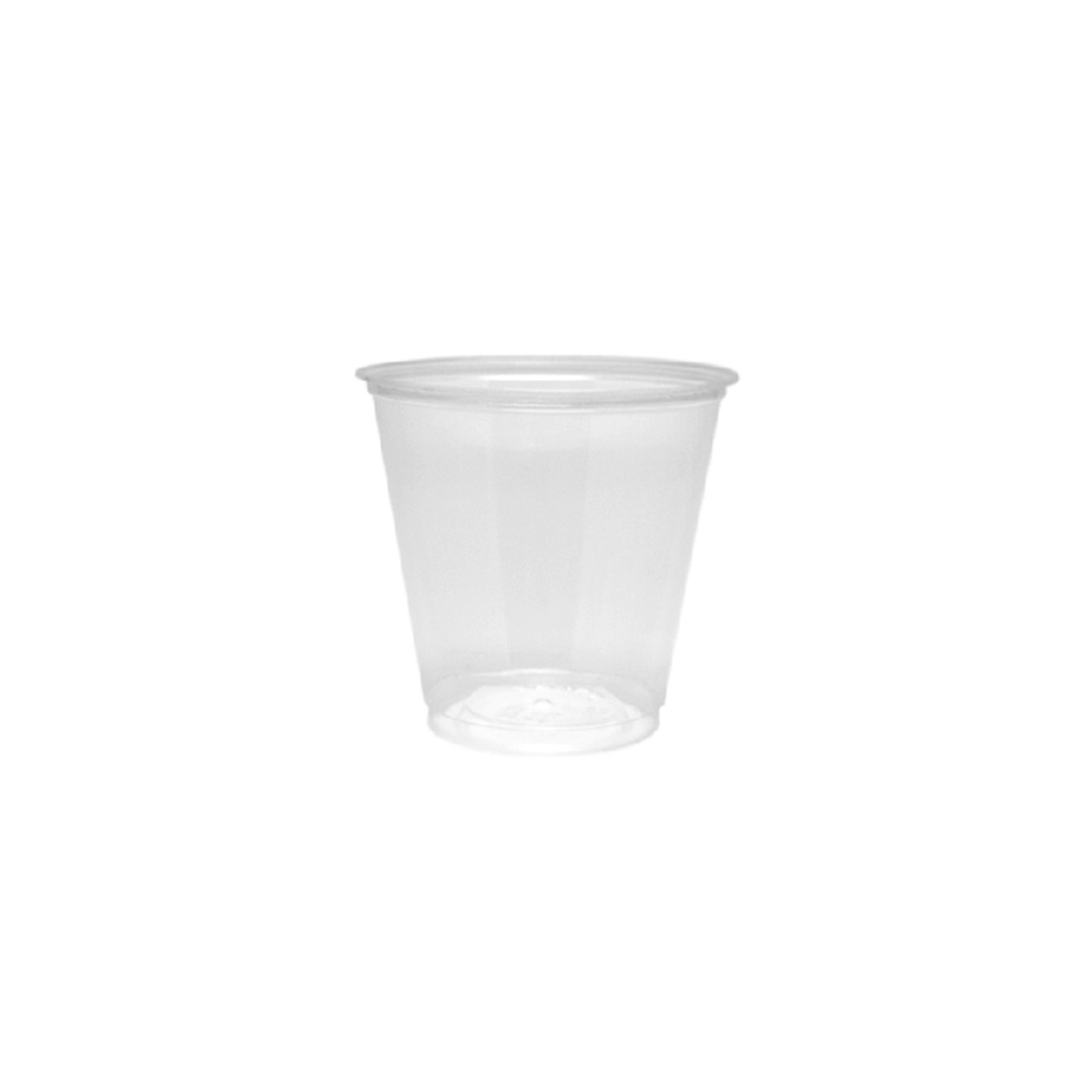 55003 Polar XL Clear 3.5 oz. Plastic Sampler Cup 20/100 cs - 55003 3.5z PLAST SAMPLER CCUP