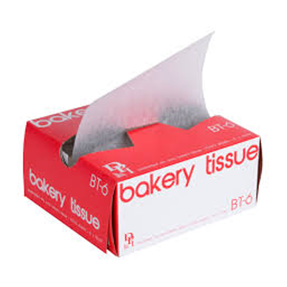 BT-6 6"x10.75" Interfolded Bakery Tissue 10/1000 cs