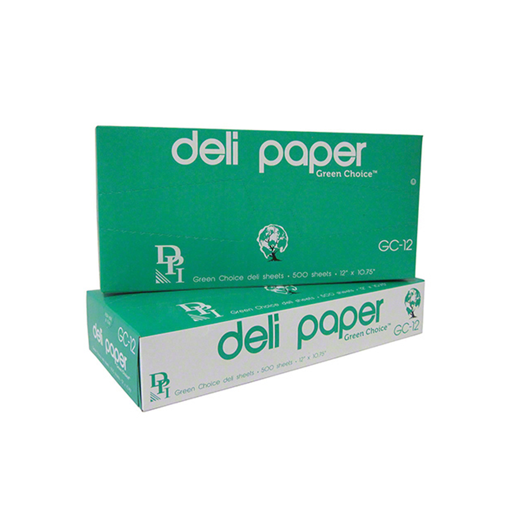 GC-12 12"x10.75" Natural Deli Wax Pop-Up Sheets 12/500 cs - GC-12 12X10.75 NAT WAX DELISHT