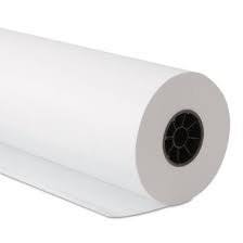 30""WH SELECT 30" White Butcher Paper Roll 1/roll