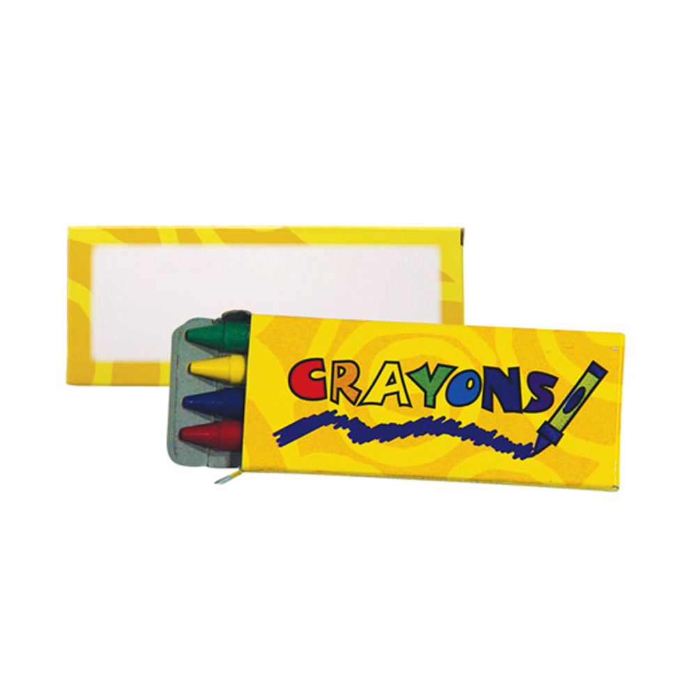 62009 4 Color Crayon Packs 4/800 cs - 62009 4PACK POLY CRAYON 3200