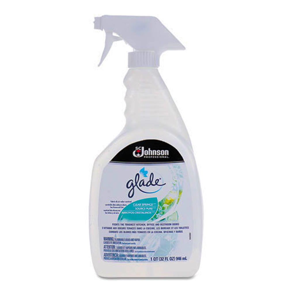 699158 Glade 32 oz. Fabric & Odor Control w/Clear Springs Scent 6/cs