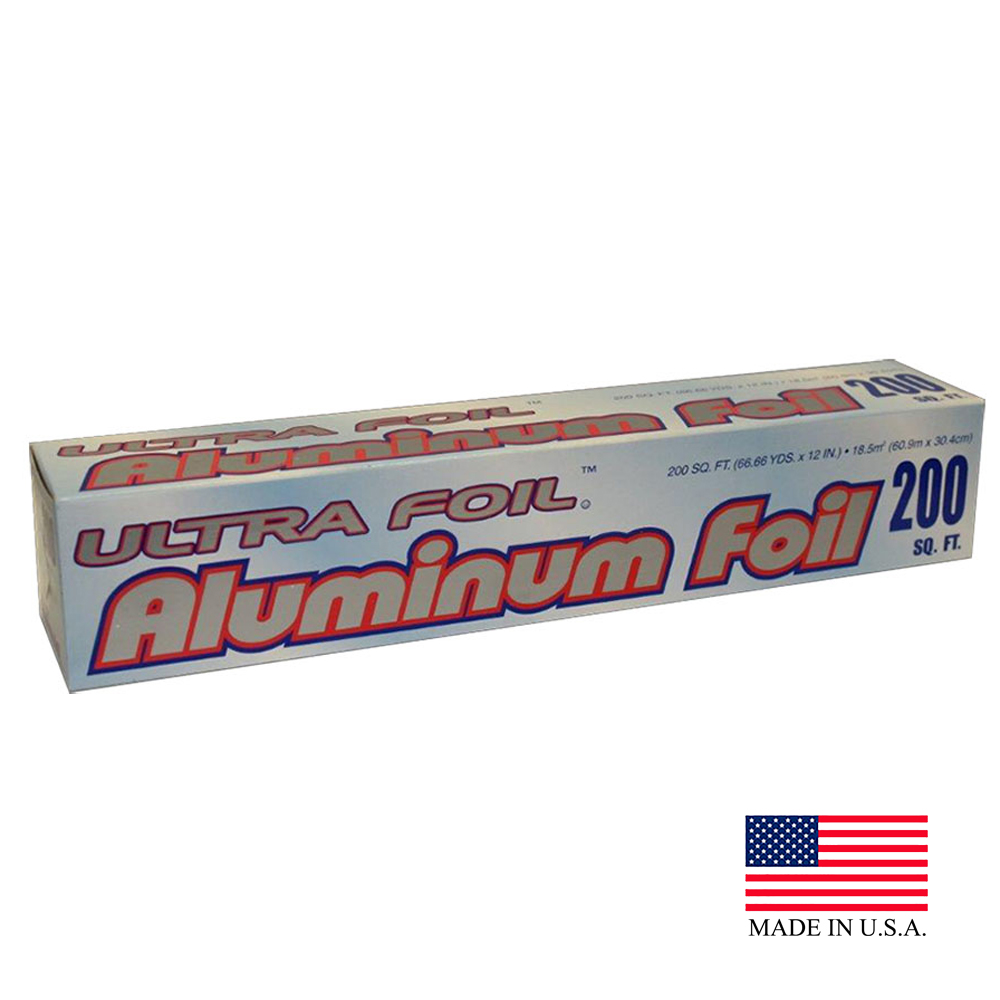 12200 Ultra Aluminum 12"x200' Foil Roll 12/cs - 12200 12x200' ULTRA ALUM FOIL