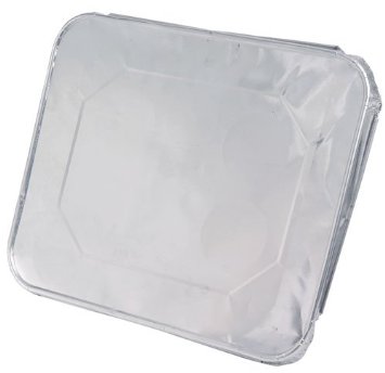 2012 Easy Elegance Aluminum Half Size Rectangular Steamtable Lid 100/cs - 2012 EZ ELEGANCE 1/2 SIZE LID