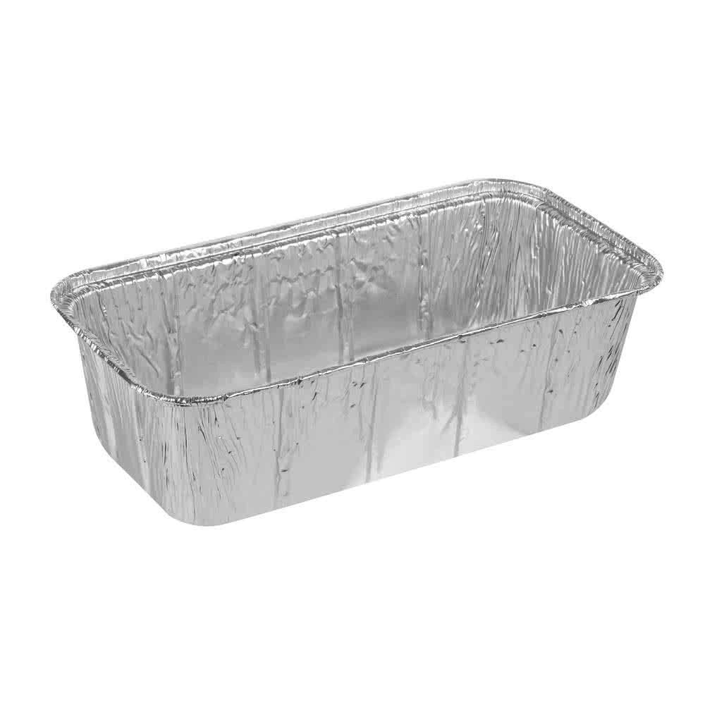 5100-35 Aluminum 2 lb. Loaf Pan Bulk 500/cs - 5100-35 2# ALUMINUM LOAF PAN