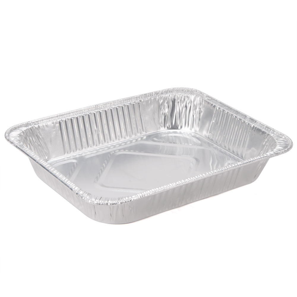 7112 Easy Elegance - Aluminum 1/2 Size Medium Rectangular Steamtable Pan 100/cs - 7112 1/2 MEDIUM STEAMTBL PAN