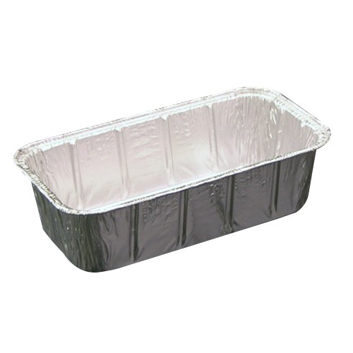 Y60835 Aluminum 2 lb. Loaf Pan Bulk 300/cs - Y60835  2# ALUMINUM LOAF PAN