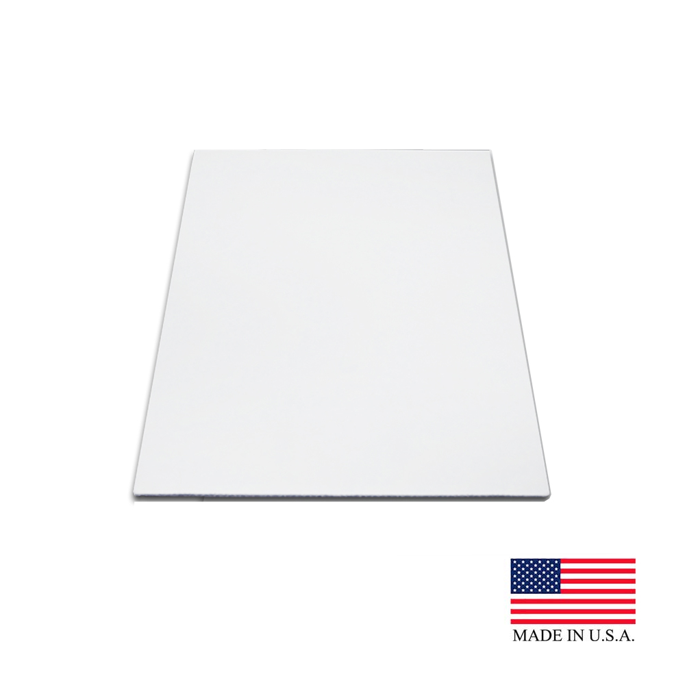 14X10 14"x10" White Top Corrugated Cake Pad 100/cs - 14X10 WHITE TOP CORR CAKE PAD