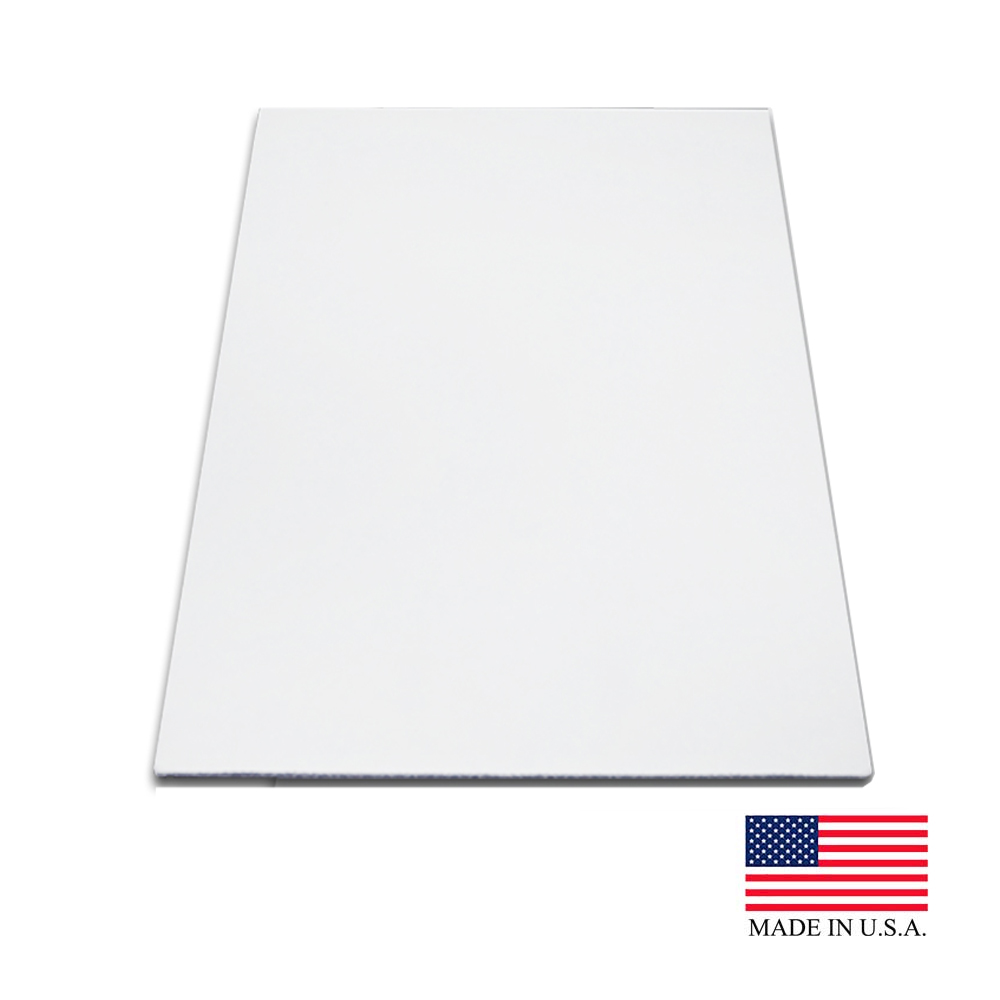 18X14 CTD 18"x14" White Top Corrugated Cake Pad 50/cs - 18X14 WHT TOP CORR GRS CKE PAD