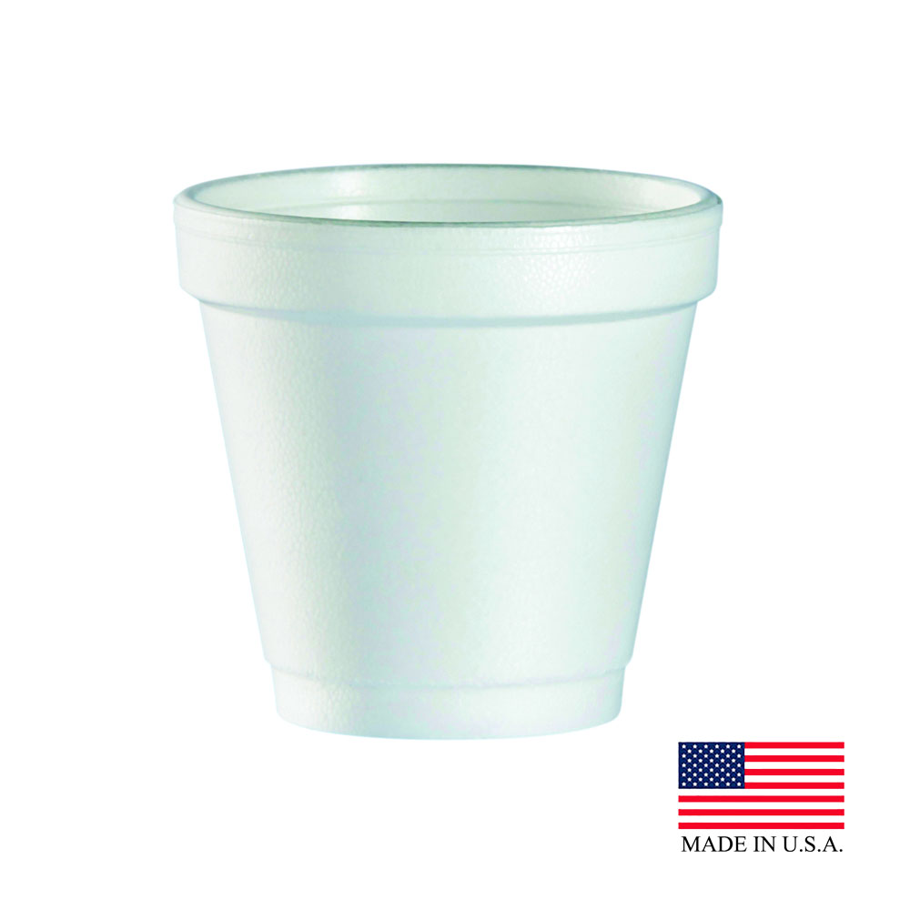 4J4 White 4 oz. Foam Cup 20/50 cs