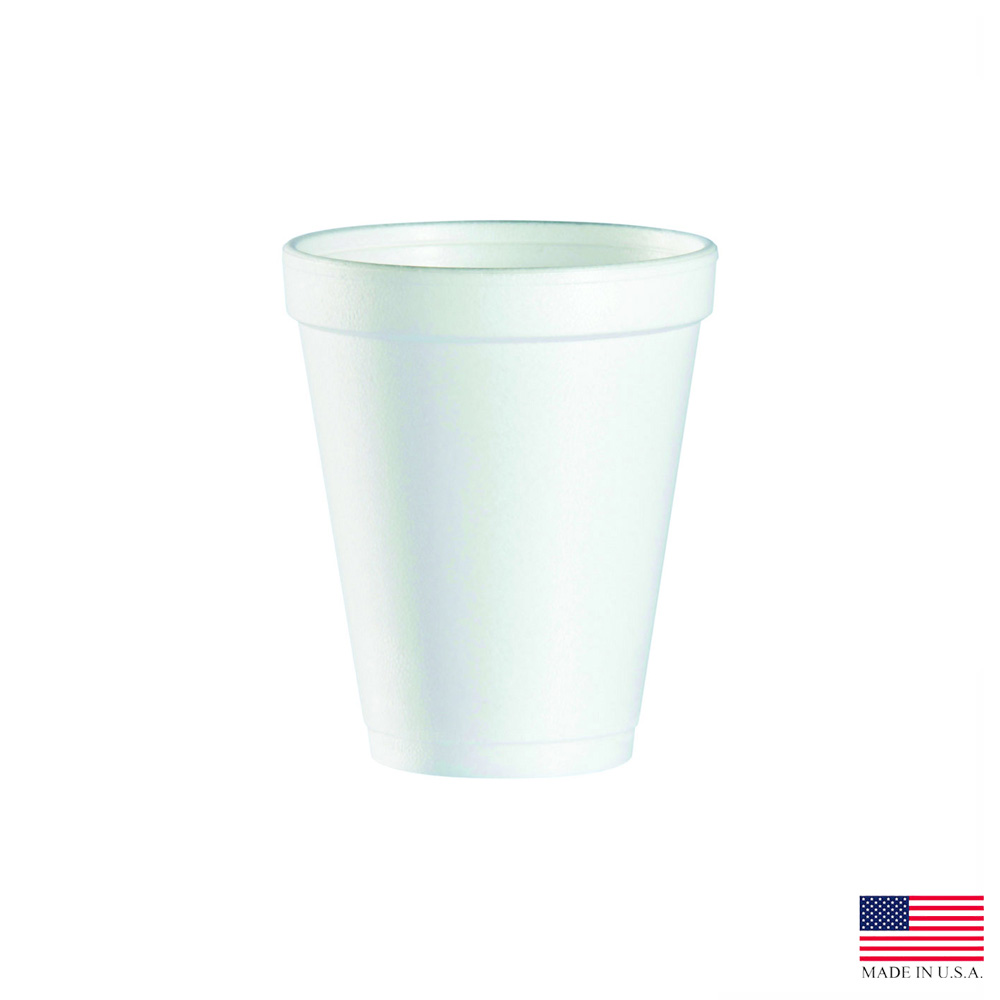 10J10 White 10 oz. Foam Cup 40/25 cs