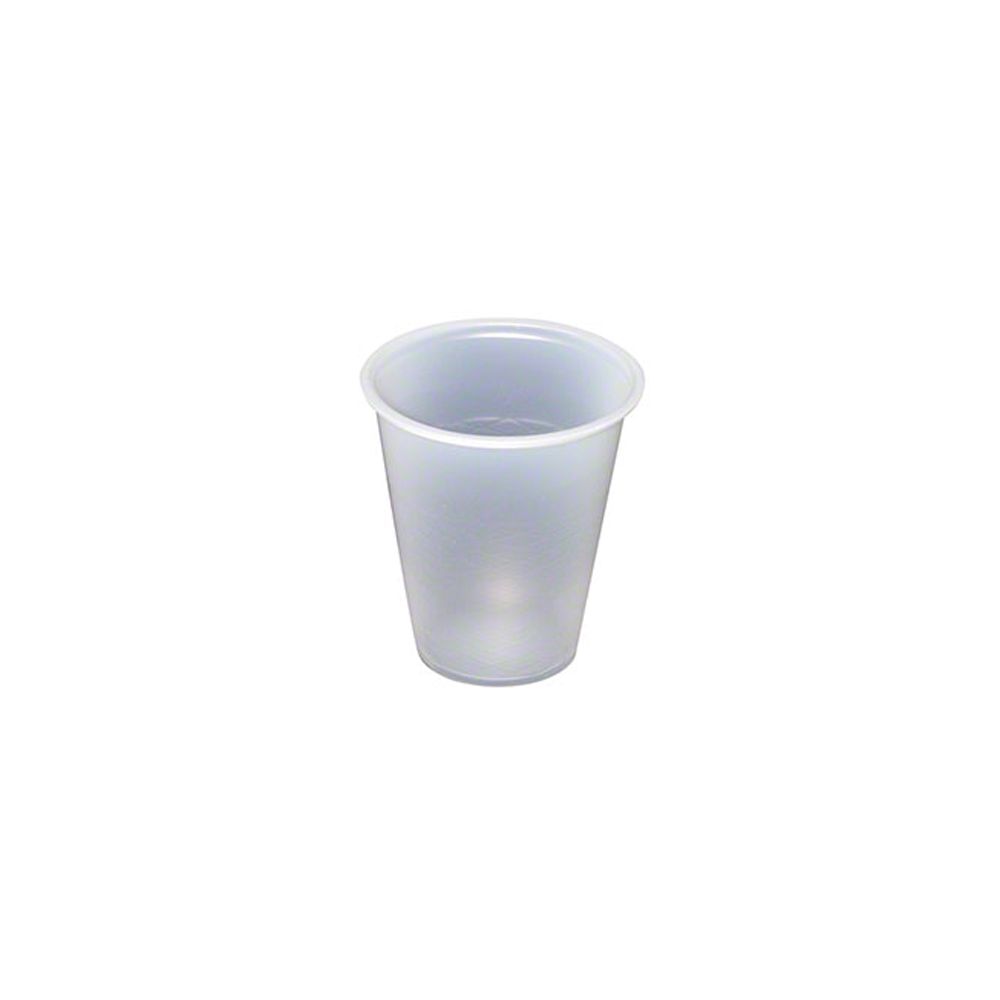 RK3/9500018 RK Translucent 3 oz. Plastic Cold Cup 25/100 cs