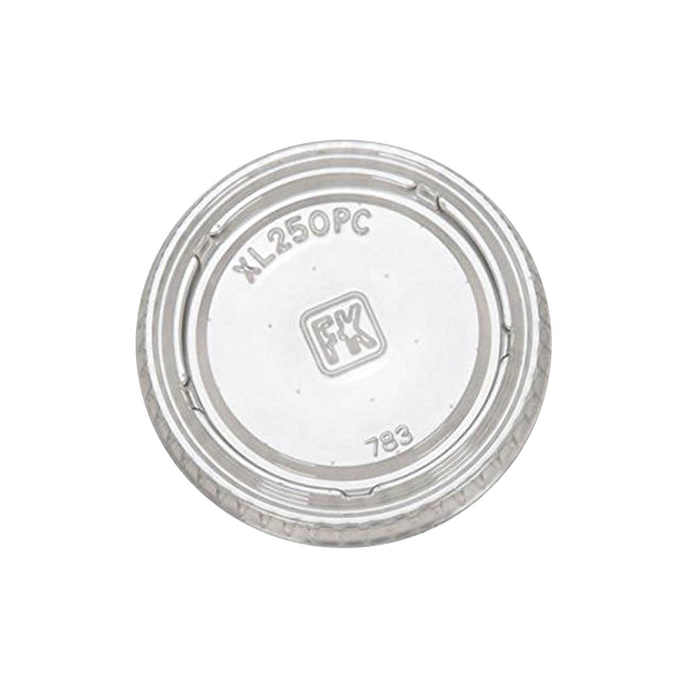 XL250PC/9505083Clear 2 oz. Plastic Portion Cup Lid 20/125 cs