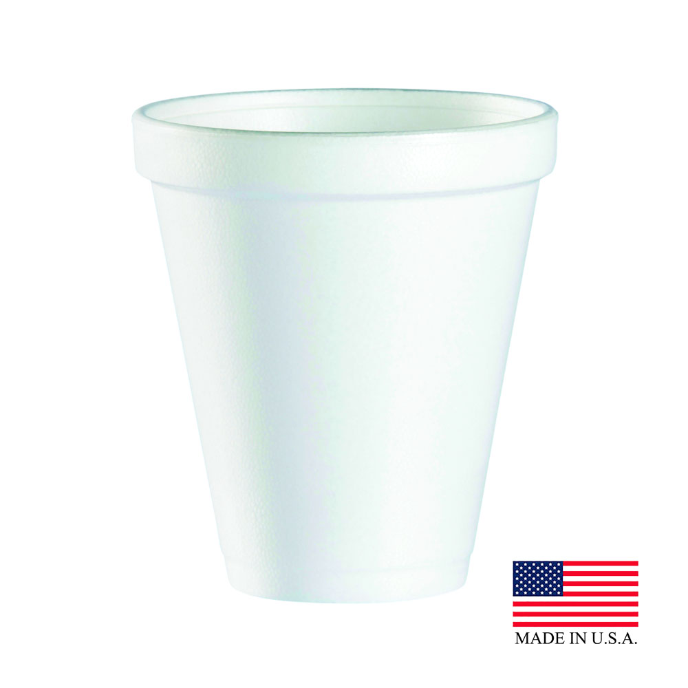 12J16 White 12 oz. Foam Cup 40/25 cs - 12J16 DART 12z FOAM  CUP