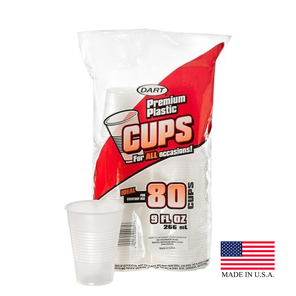 Y980-0100 Conex Translucent 9 oz. Galaxy Plastic Cold Cup 12/80 cs