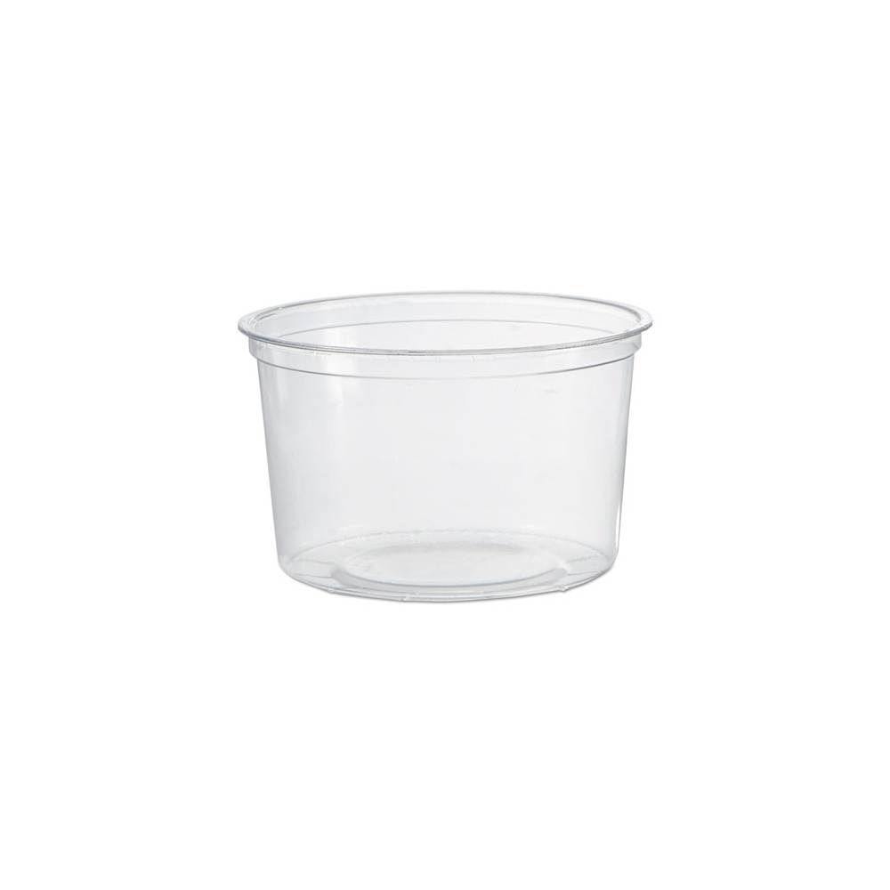 EP-RDP16 Clear 16 oz. PLA Plastic Deli Container 10/50cs