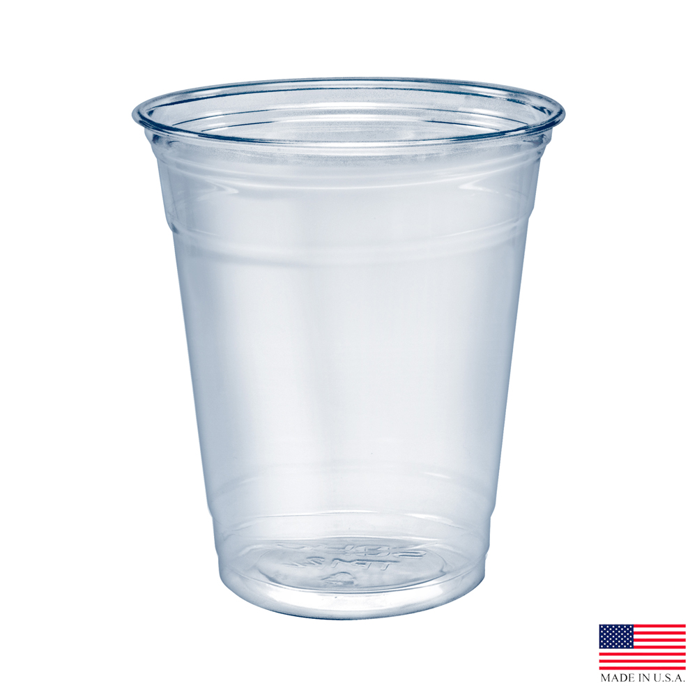 TP12 Ultra Clear 12 oz. PET Cold Cup 20/50 cs - TP12 12z CLEAR PET COLD CUP