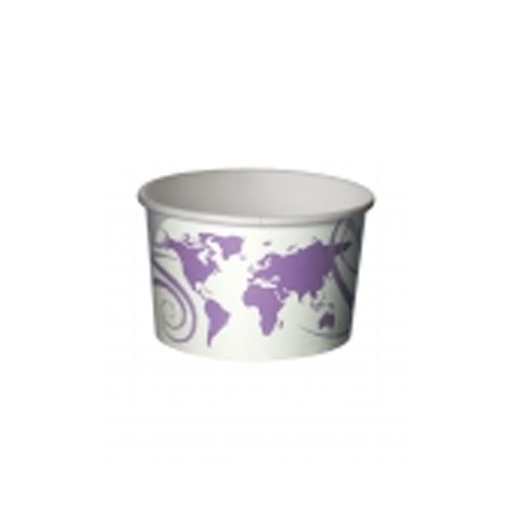 EP-BSC16-WA World Art  Design 16 oz. Paper Soup/Food Container 25/20 cs - EP-BSC16-WA WORLDART FOOD CONT