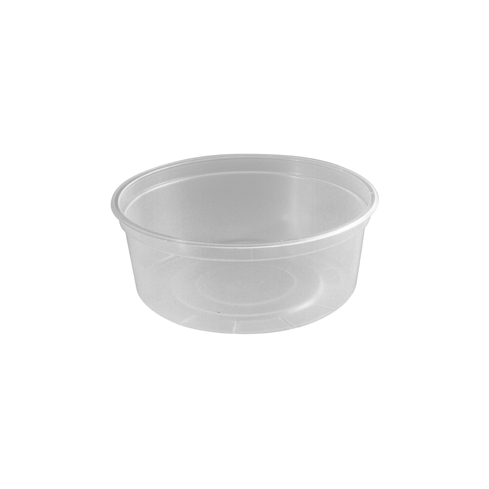 APCTR08 Clear 8 oz. Plastic Deli Container 50/10 cs - APCTR08 8z CLR DELI CONT