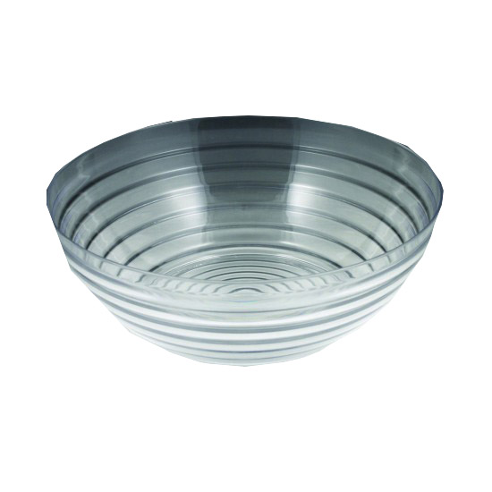 MPI03056 Crystalware Clear 5 Qt. Plastic Ringed Bowl 12/cs