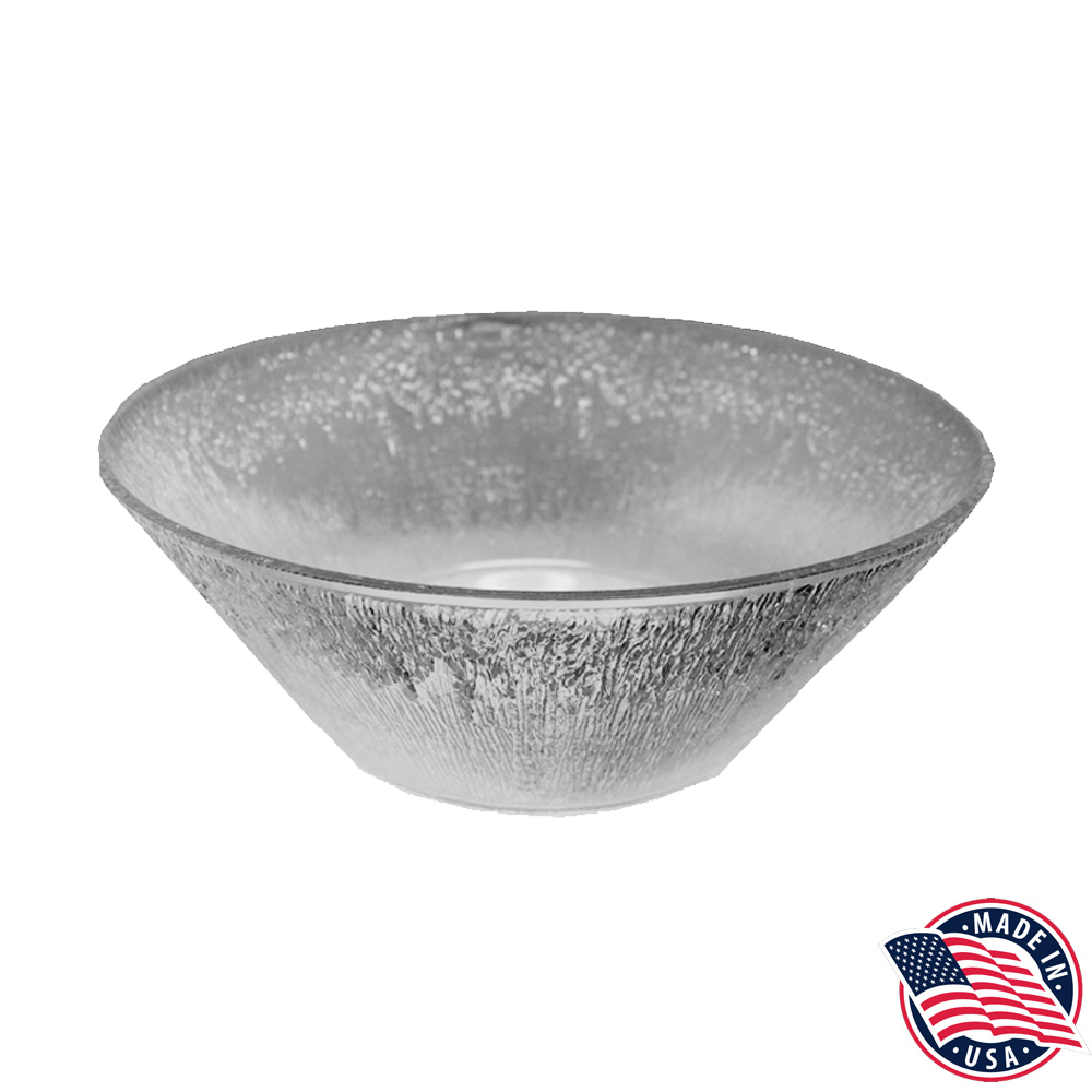 86300 Clear16" Round Glacier Bowl 6/cs