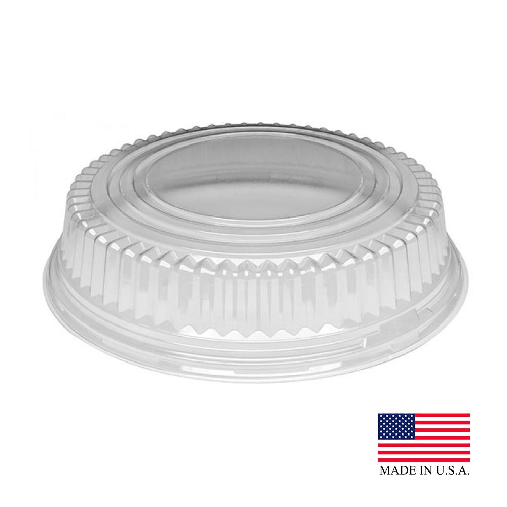 LHP16STAK Stakmate Clear 16" Plastic Dome Lid 25/cs - LHP16STAK 16"DOME LID STAKMATE