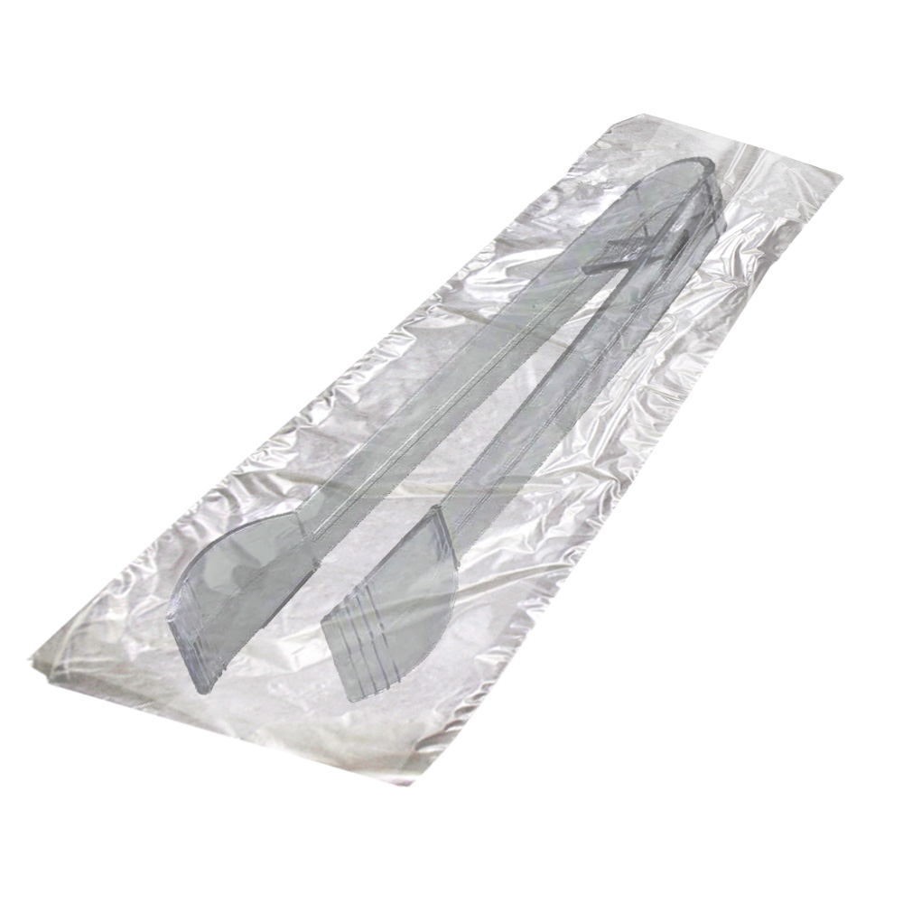 3307-CL Clear 7" Individually Wrapped Plastic Tong 48/case