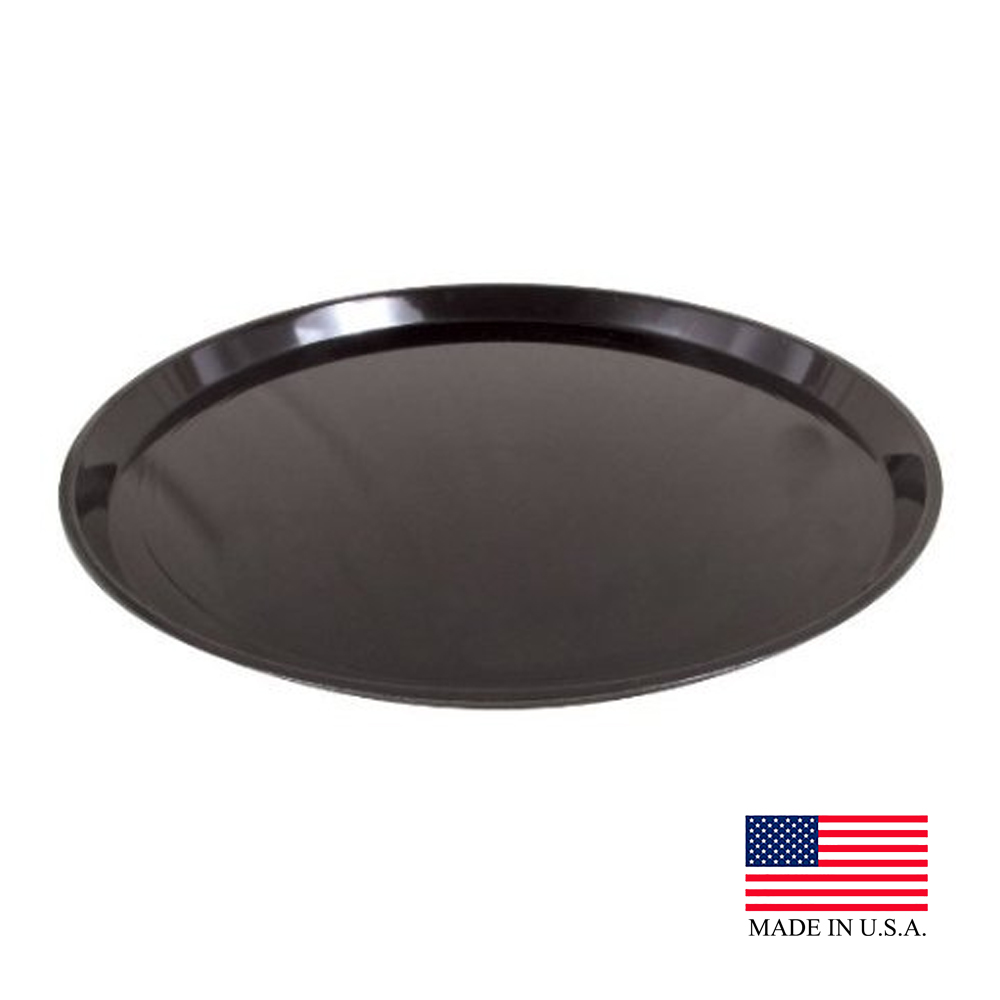 STAK16RB Stakmate Black 16" Plastic Tray 25/cs - STAK16RB 16" BLK STAKMATE TRAY