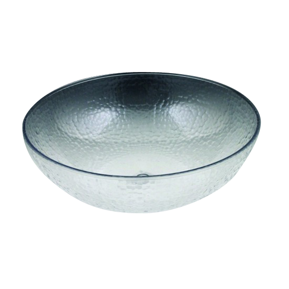 MPI03156 Crystalware Clear 15" Plastic Hammered Bowl 6/cs