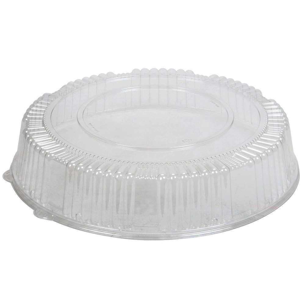 A16PETDM Caterline Clear 16" PET Dome Lid for Tray 25/cs - A16PETDM 16" RND PET DOME LID