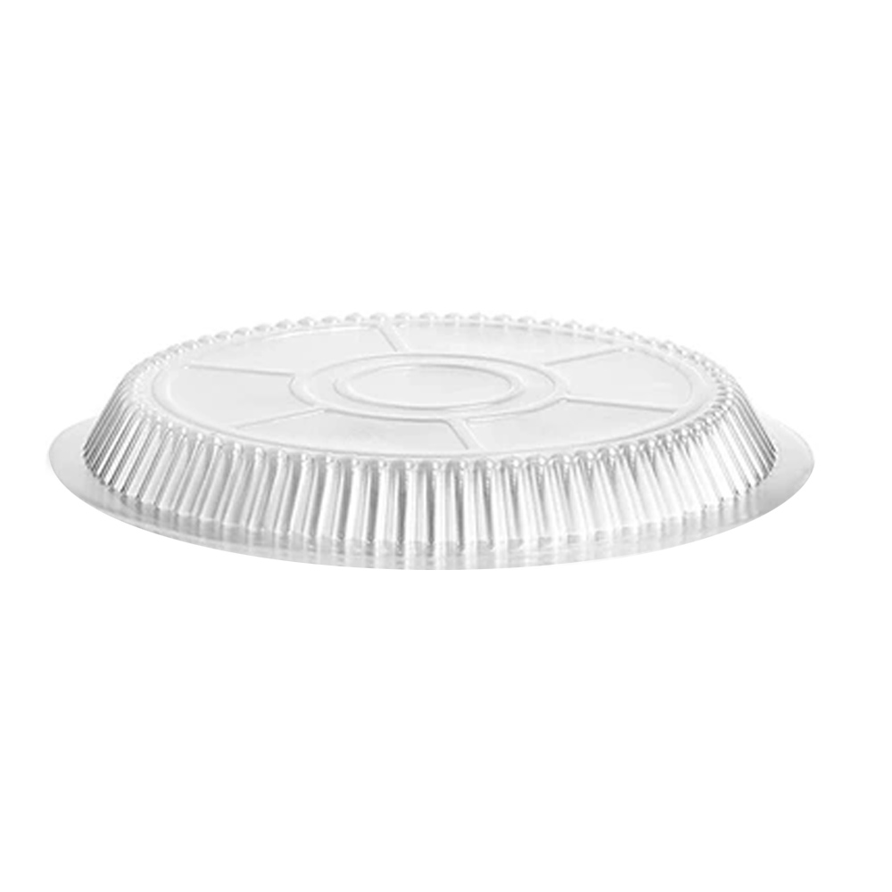 PL805  Clear 8" Plastic Dome Lid 500/cs - PL805 8" RND PLASTIC DOME LID