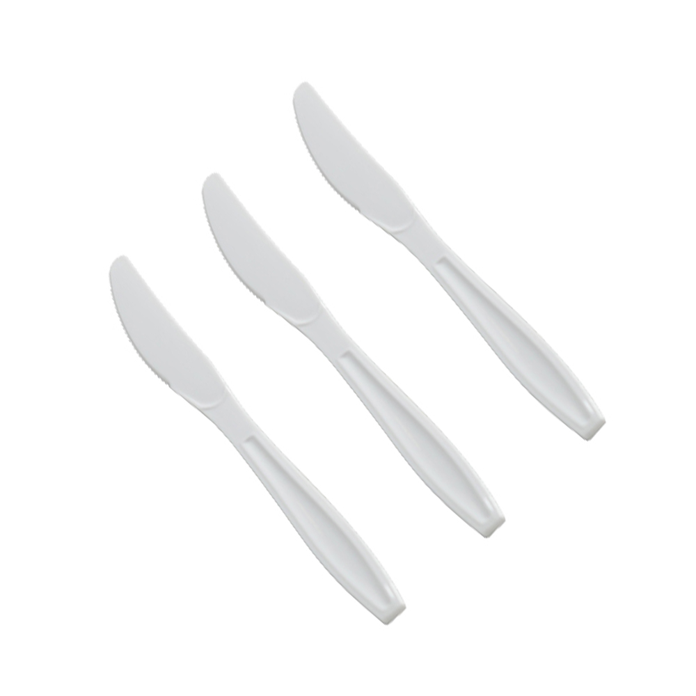 2524-WH Flairware Knife White Heavy Styrene 1000/cs