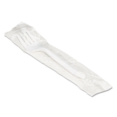 406023 Wrapped Fork White Polypropylene 1000 cs