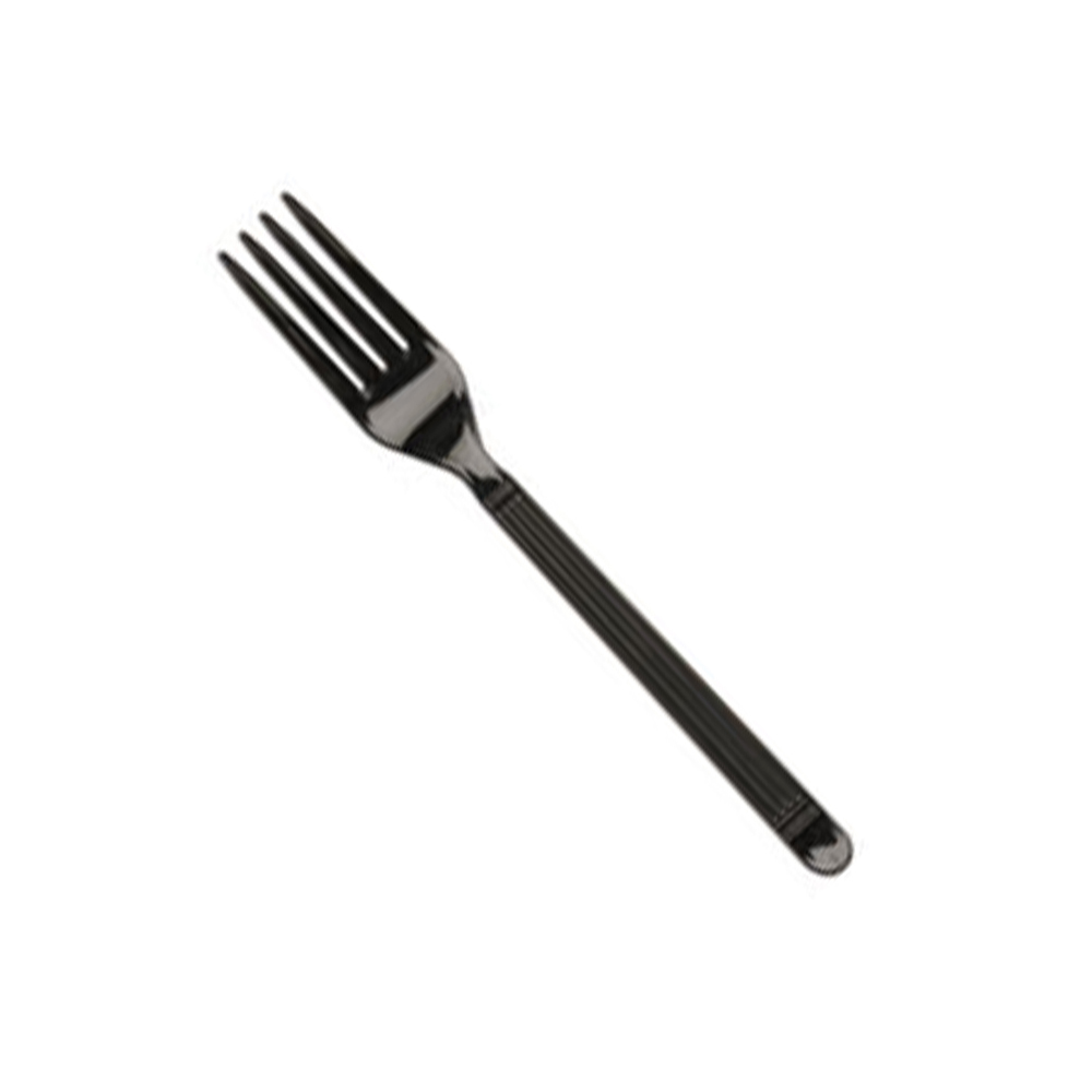 11921B/406029 Fork Black Heavy Polypropylene 1000/cs - 11921B/406029 BK HYPPBULK FORK