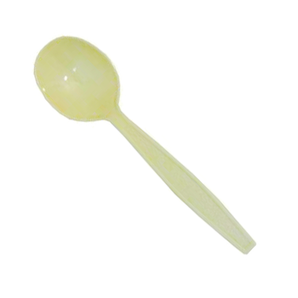 BP-MHSSN Soup Spoon Beige Medium Heavy Biodegradable 1000/cs - BP-MHSSN BEIGE EPA BIO SOUPSPN