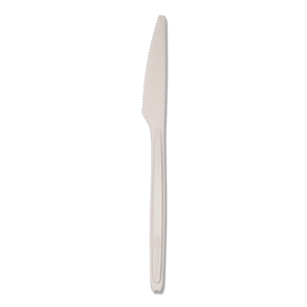EP-CE6KNWHT Cutlerease 6" Knife White Compostable 24/40 cs - EP-CE6KNWHT 6" COMPSTBLE KNIFE