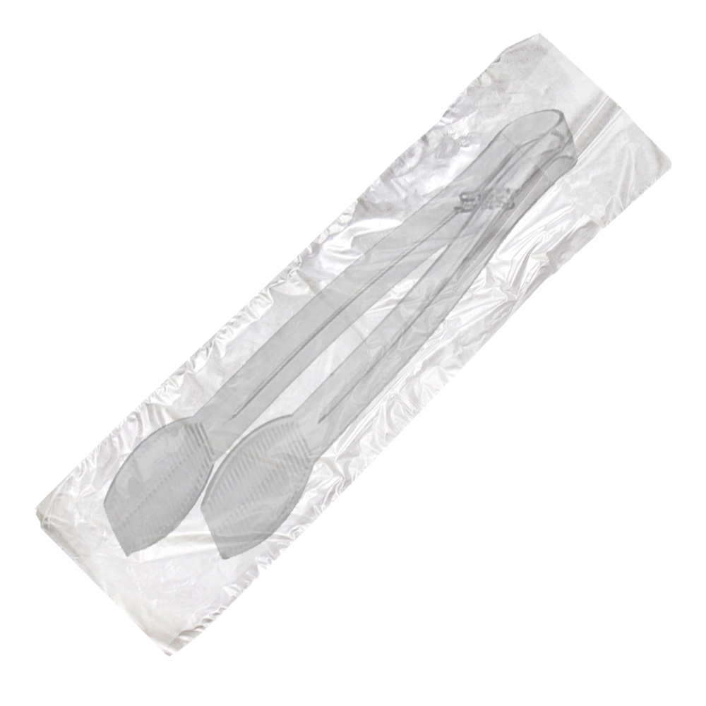 3309 CL Platter Pleasers Clear 9" Plastic Wrapped Serving Tong 48/cs