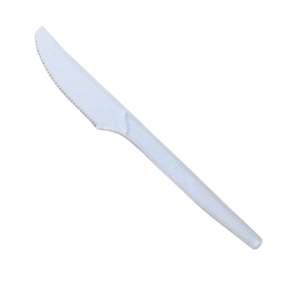 KNIFE-WHTM Epoch Knife White Compostable Bulk 1000/cs - KNIFE-WHTM MID-SIZE COMPOSTABL