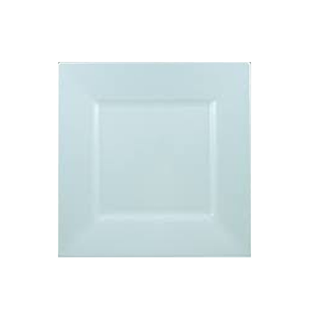 SQ10750 Simply Squared White 10.75" Plastic Plate 12/10 cs - SQ10750 10.75" WHT SIMSQ PLATE