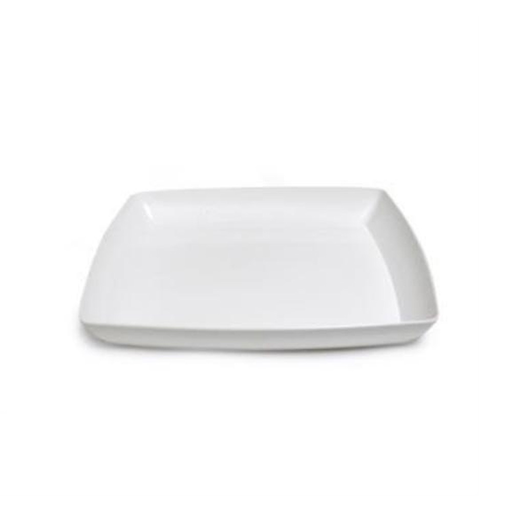 SQ12120 Simply Squared White 12" Plastic Tray 12/cs