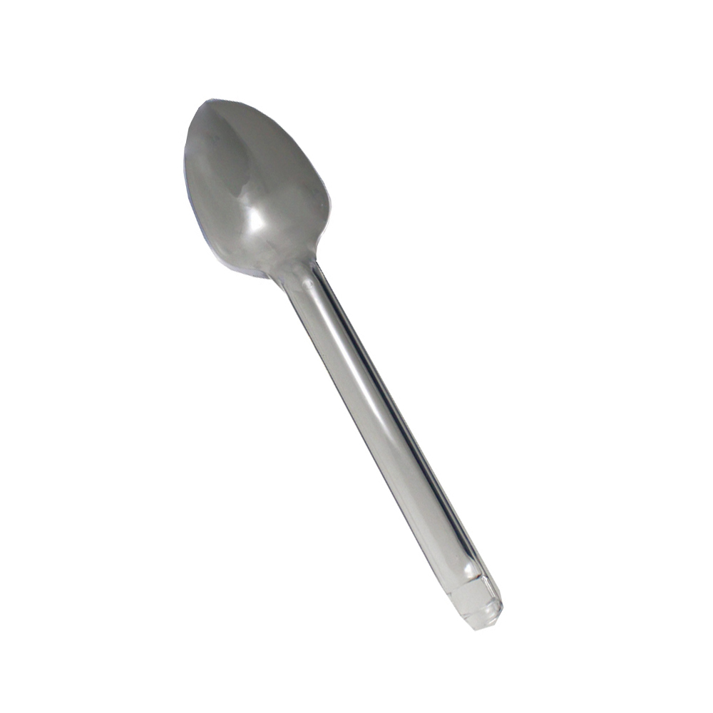 MPI01126C Sovereign Clear 12" Plastic Serving Spoon 12/cs - MPI01126C 12" CLR SRVING SPOON