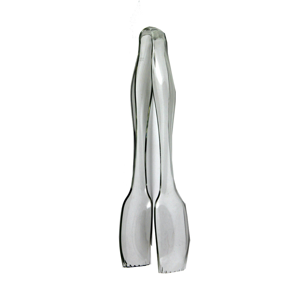 MPI03656 Sovereign Clear 10.5" Plastic Serving Tongs 36/cs