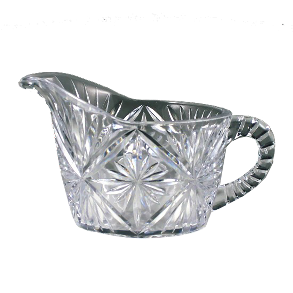 MPI0057 Crystalware Clear Plastic Cream Pitcher 12/cs