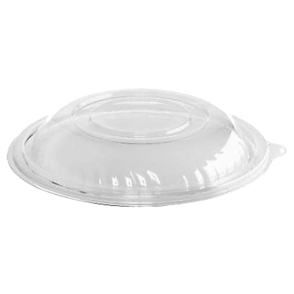 APB320DM Caterline Clear 320 oz. PET Dome Lid for Bowl 25/cs