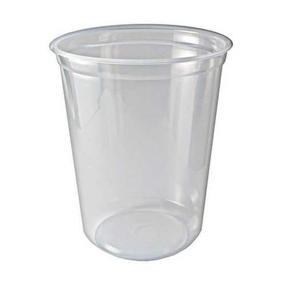 PK32TC/9505104 Pro-Kal Clear 32 oz. Polypro Deli  Container 20/25 cs - PK32TC/9505104 CL 32z DELICONT