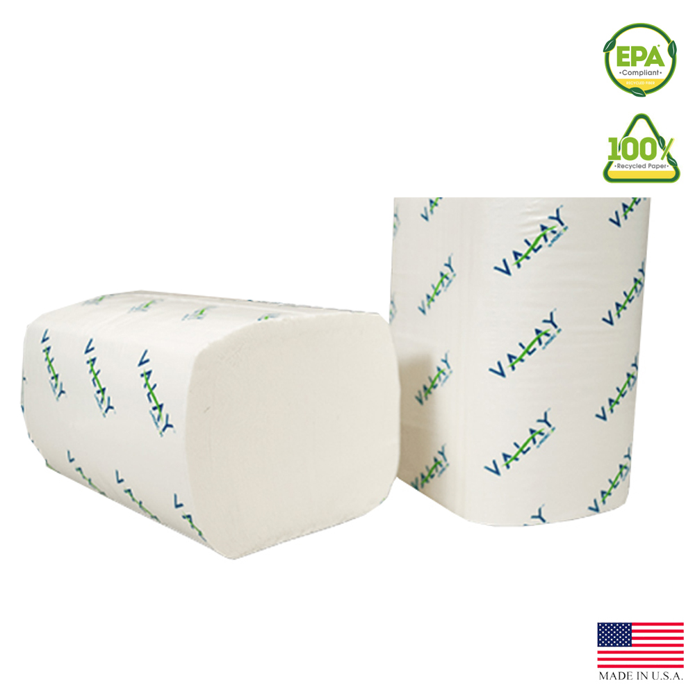 4545VN Valay Interfold Napkin White 1 ply 12/500 cs