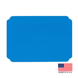 PM126 Blue 10"x14"  Placemat 1000/cs - PM126 BLUE 10X14 PLACEMAT