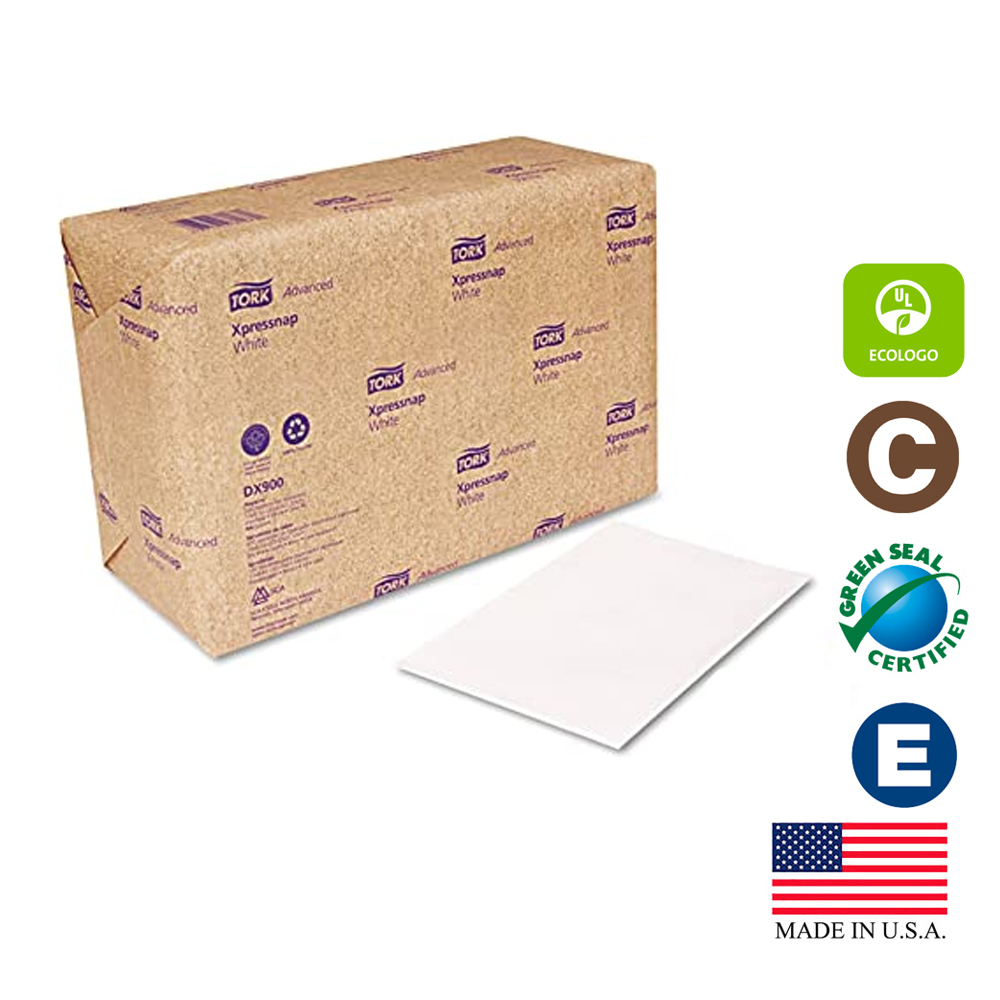 DX900 Tork Xpressnap Interfold Dispenser Napkin White 1 ply 12/500 cs