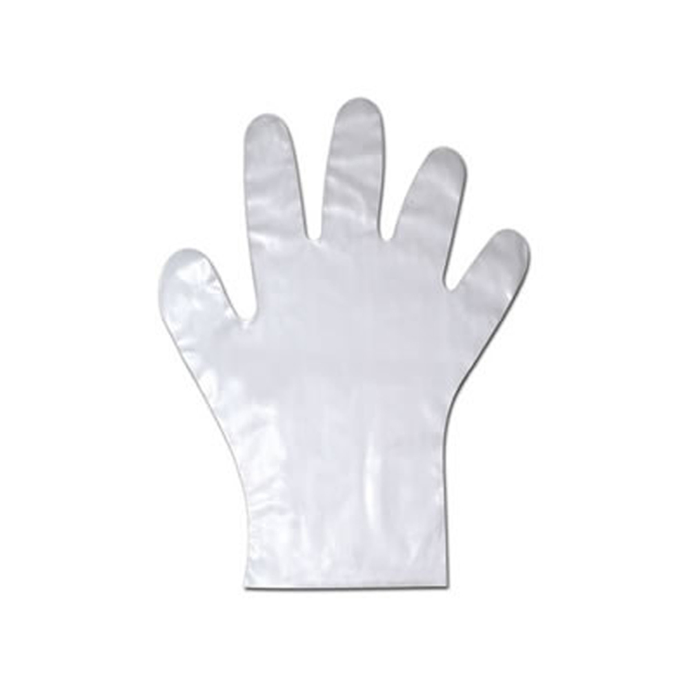 01848 Clear Extra Large Cast Poly Gloves 10/200 cs