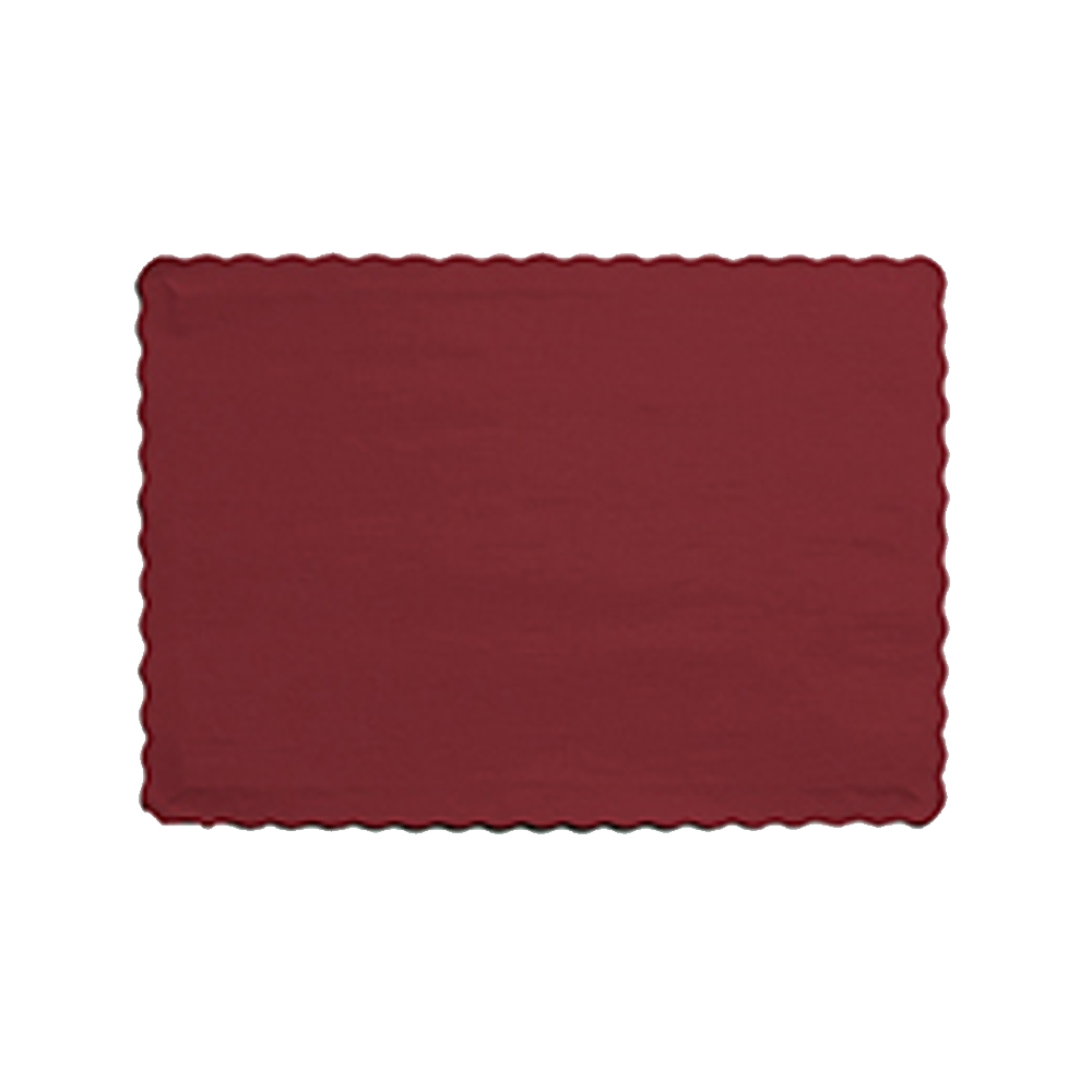 PM3007 Burgundy 10"x14"  Placemat 1000/cs - PM3007 BURGUNDY 10X14 PLACEMAT